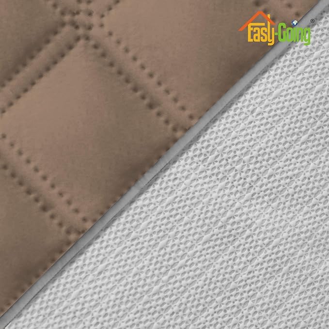 Easy-Going Sofa Slipcover Futon Cover Waterproof Couch Cover Furniture Protector Cover Pets Covers Whole Fabric No Stitching Non-Slip Fabric Pets Kids Children Dog Cat (Futon, Camel)