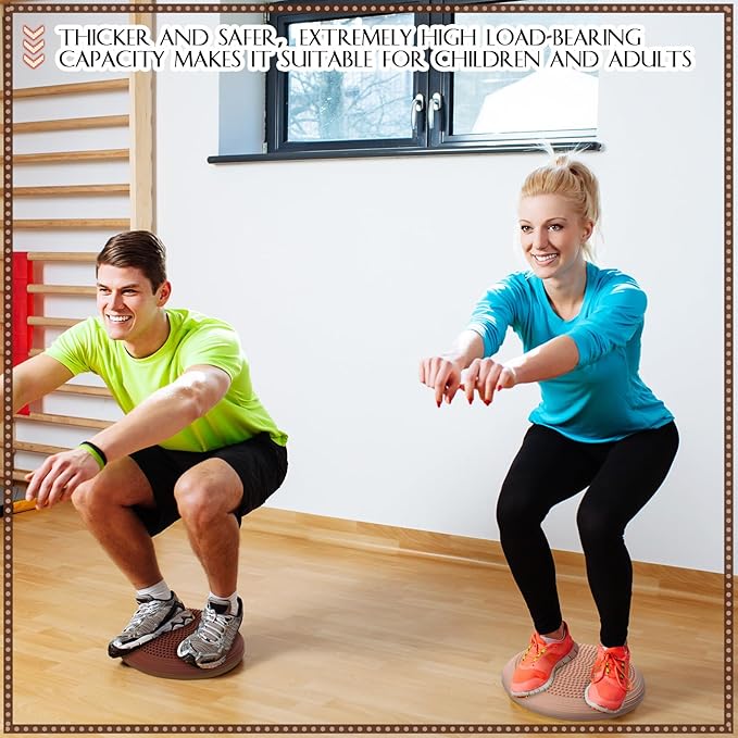 Libima 4 Pcs Wiggle Seat Inflated Wobble Cushion for Sensory Kid 13 Inches Balance Disc Flexible Seating for Classroom Sensory Pad for Chair Wiggle Cushion