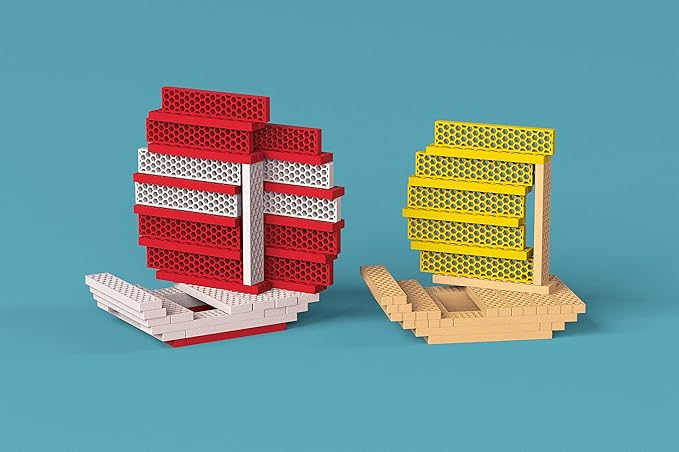 Tegu 200 Piece Perfect Blocks Building Set, Multicolor (Amazon Exclusive)