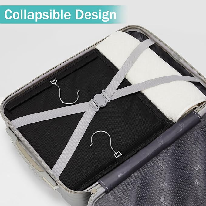 YOUDENOVA Hanging Closet Organizers and Storage, 6-Shelf Hanging Closet Shelves, Black | Storage