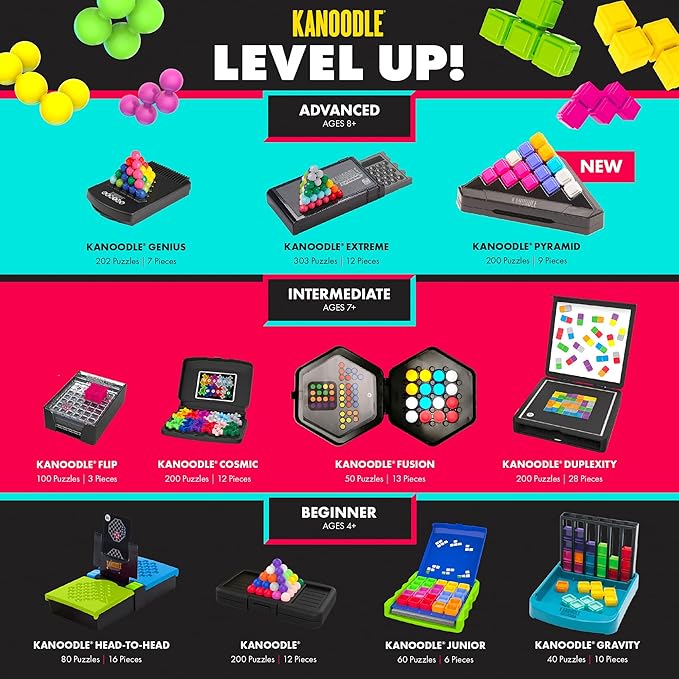 Educational Insights Kanoodle Extreme Classroom Pack of 10, Featuring Over 300 Challenges, Puzzle Challenges, Brain Teaser Game, Ages 8+