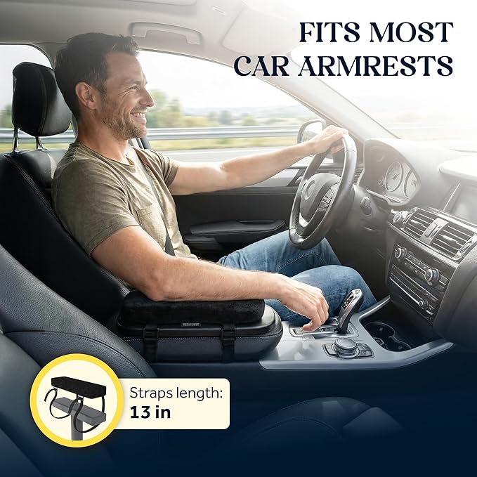 WESTERN COMFORT Thick Armrest Pads - Memory Foam Office Chair Arm Pads - Arm Rest for Desk Chair & Gaming Chair Armrest Pads - Chair Arm Covers - Elbow Support