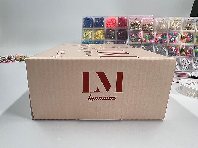 Clay Beads 7200 Pcs 2 Boxes Bracelet Making Kit - 24 Colors Polymer Clay Beads for Bracelet Making Set - Jewelry Making kit Supplies and Charms - Bracelet Making Kit for Girls Teens Kids Age 4-12…