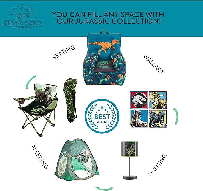 Jurassic World 3 Pc Table And Chair Set