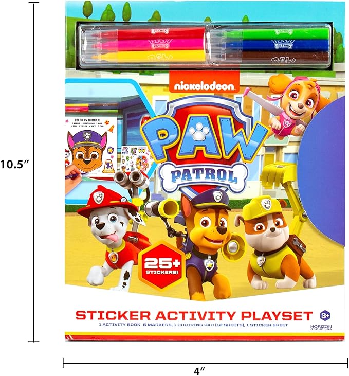 Bluey Paw Patrol Sticker Activity Playset