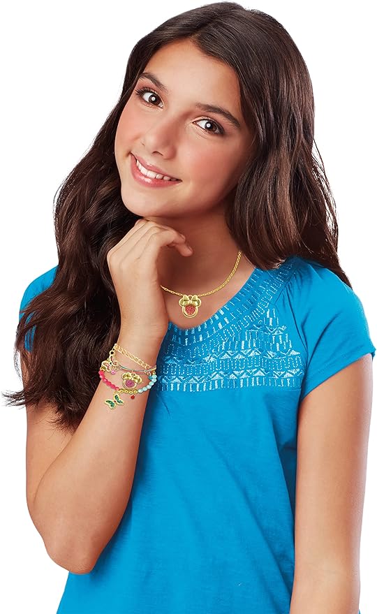 Cra-Z-Art Disney Minnie Mouse Gemex Sparkling Crystal Jewelry Kit Amazon Exclusive