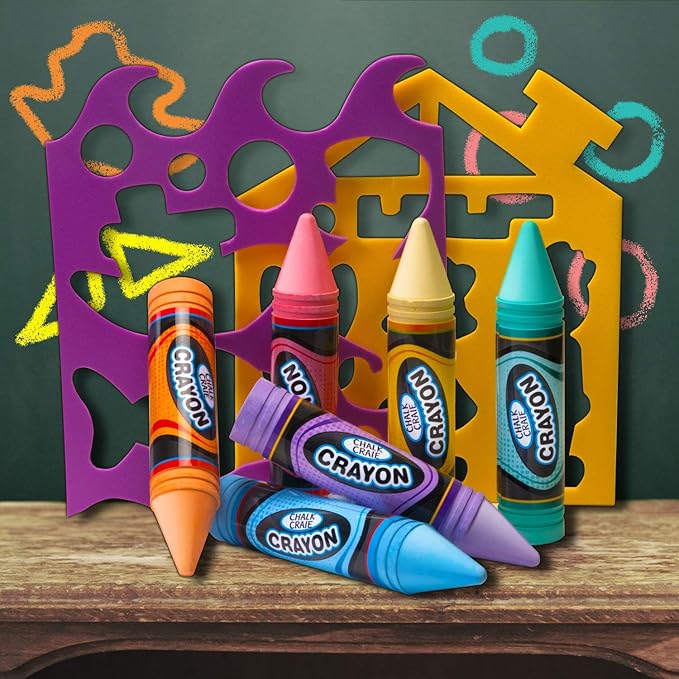 Lanard Jumbo Sidewalk Chalk Set