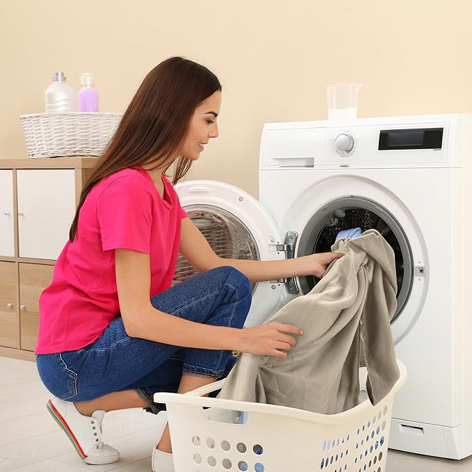 Special SG Glory Fleece Throw Blankets Bulk Fleece Blankets Solid Wholesale Lightweight Warm Soft for Pet Bed Sofa Couch Office Wedding Gifts Travel Seasons Beige and Black 50x60 Inches Pack of 6