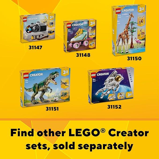 LEGO Creator 3 in 1 Modern Toy House - Kids Toy Building Set with 3 Building Options for Boys & Girls, Ages 9+ - with 2 Minifigures for Pretend Play - Gift Idea for Birthday - 31153