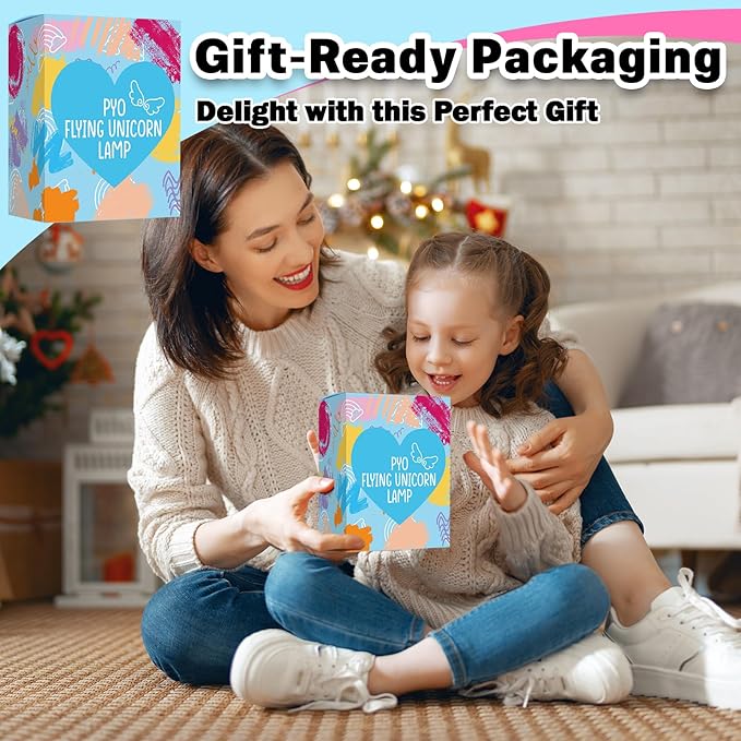 FUNZBO Paint Your Own Unicorn Lamp - Arts and Crafts for Kids Ages 8-12, Art & Craft Supplies Painting Kits for Kid 4-8, Unicorn Toys Gift for Toddler Teen Girl Age 3 5 6 7 9 10 11 12 Christmas Craft
