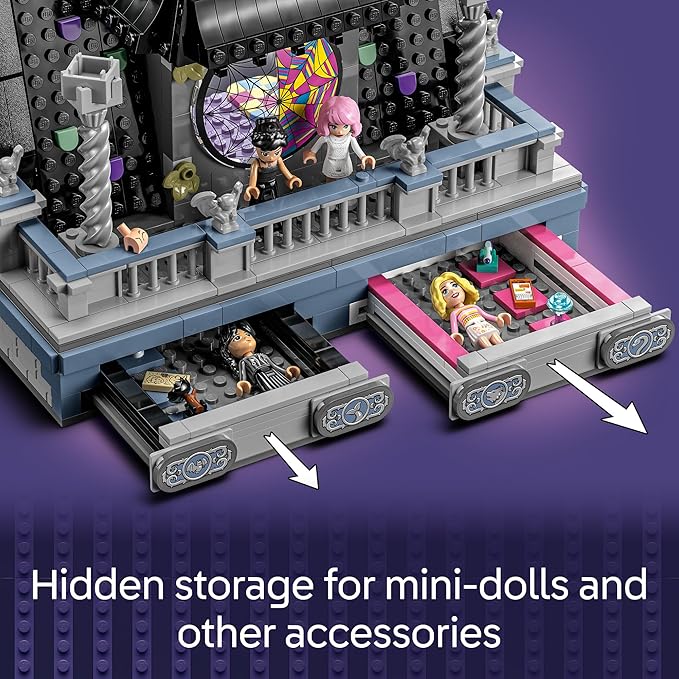 LEGO Wednesday & Enid's Dorm Room Playset - Building Toy for Pretend Play with 4 Minifigures - Wednesday Addams Doll for Kids, Girls & Boys, Ages 10+ - Gift Idea for Birthday - 76781