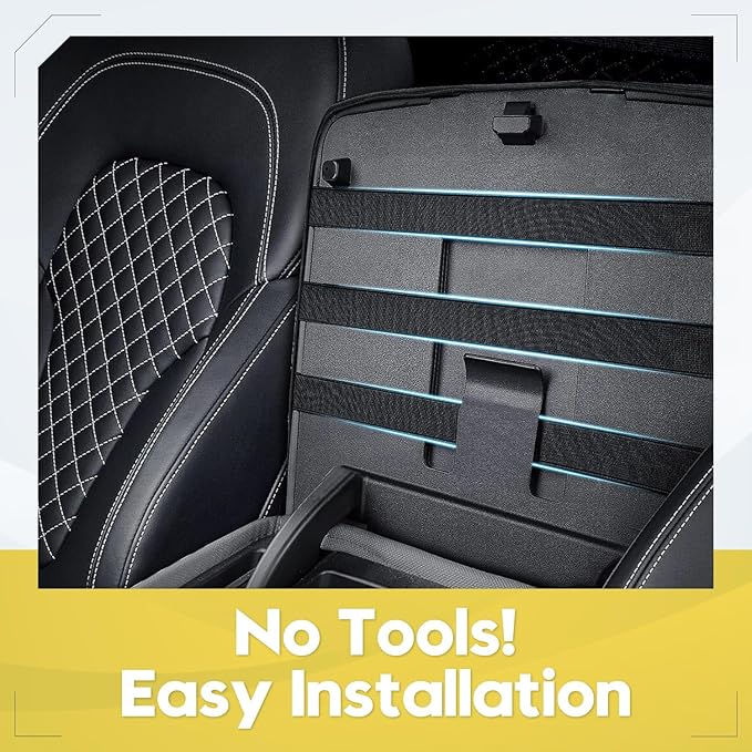 FIILINES Center Console Cover for 2014-2018 Chevy Silverado/GMC Sierra 1500 2500 3500(fit Split Bench Seat Console ONLY), Armrest Cover Pad Cushion Protector Accessories Armrest Cover Anti-Scratch