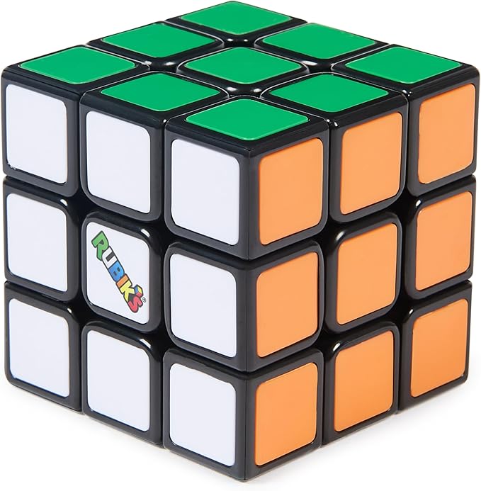 Rubik’s Cube Coach Cube, Learn to Solve 3x3 Cube with Stickers, Guide, & Videos, Stress Relief Fidget Toy, Adult Toy Fidget Cube for Ages 8+
