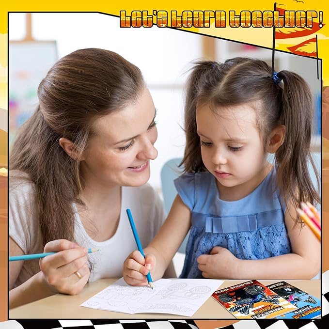 Estune 40 Pcs Coloring Books Party Favor for Kids Coloring Book Set Mini Small Color Booklets Goodie Bag Stuffers Gift Classroom Home (Monster Truck)