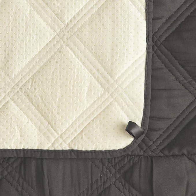 CHHKON Sofa Cover 100% Waterproof Non-Slip Quilted Furniture Protector Sofa Slipcover for Children, Pets for Leather Couch (Dark Grey, 68")