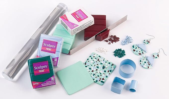 Sculpey Premo Polymer Oven-Bake Clay, Forest Green, Non Toxic, 2 oz. bar