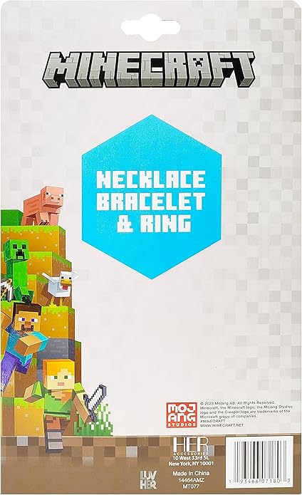 Girls Jewelry Set 3 Piece Princess Toys | Jewelry Set with Beaded Necklace for Gilrs - Toddler Bracelets and Girls Ring | Toddler Girl Toys | Kids Jewelry for Girls | Princess Dress up Ages 3+