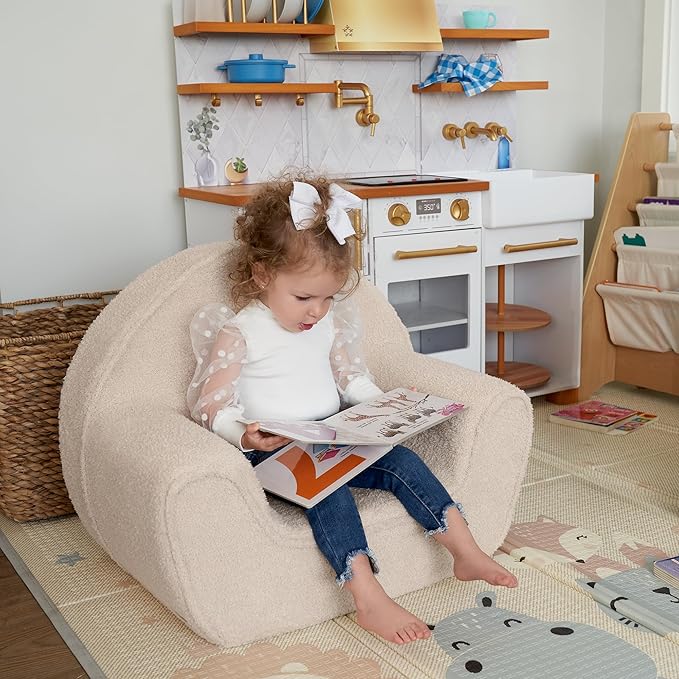 ZICOTO Comfy Kids Chair for Toddler - Portable Super Soft Chair for Gaming and Studying - Fits Nicely with Any Modern Decor