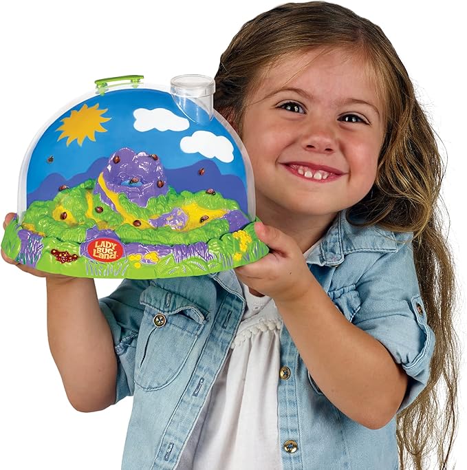 Insect Lore Ladybug Land | Ladybug Growing Kit Habitat | Redeem Voucher For Live Ladybug Larvae