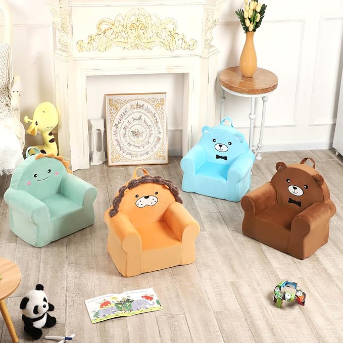 Cuddly Toddler First Chair, Premium Character Chair, Little Lion, 18 Month up to 3 Years