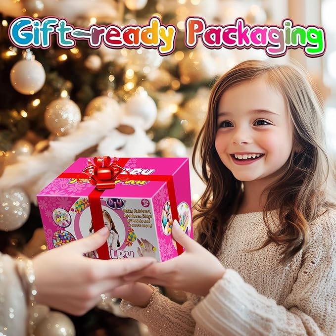 FUNZBO 650pcs Pop Beads - Jewelry Making Kit for 3 4 5 6 7 8 Year Old Little Girls, Arts and Crafts Toys for Kids, Necklace Bracelet Ring Creativity Snap Set Valentine Birthday Holiday Easter Gifts