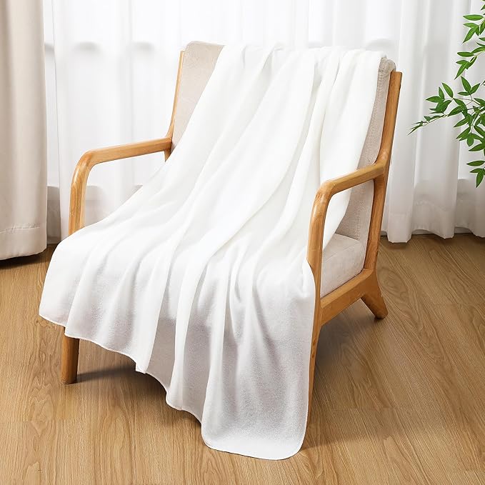 Buryeah 10 Pcs Fleece Blanket Bulk Warm Soft Fleece Blankets Cozy Lightweight Throw Blankets Plush Pet Throw Blanket for Home Bed Sofa Office Wedding Gifts Travel(50" X 60",Dark Color)