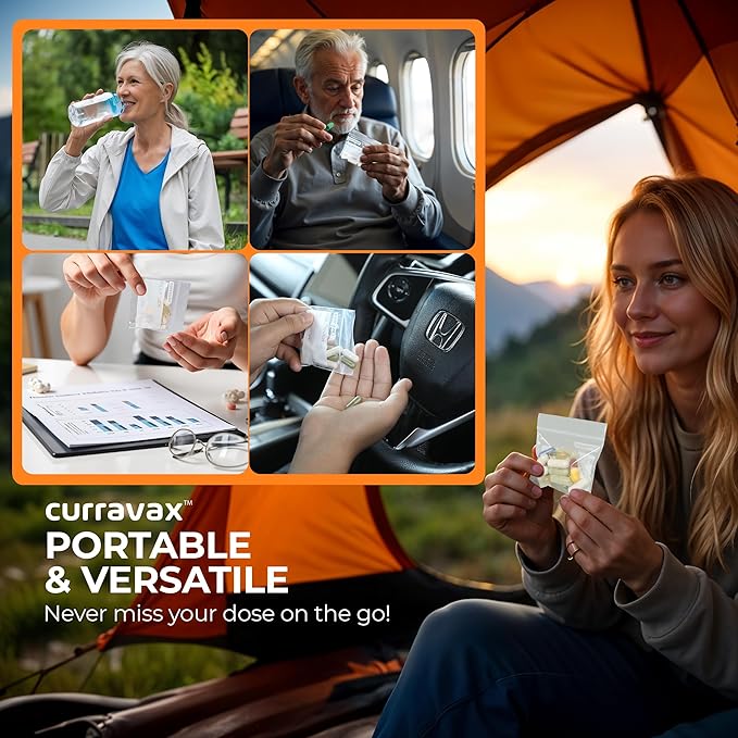 CURRAVAX Pill Pouch Bags for Travel Pack of 400 - BPA Free 3 x 2.75 inch Pill Pouch - Pill Pouches for Medicine with Write on Label –Clear Ziplock Pill Baggies for Travel Medicine Organizer