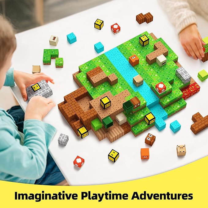 GobiDex Magnetic Blocks Kids Building Toys for Boys Girls 3+, Game-Based Build MagWonder with Magnet Construction Toys, Upgraded STEM Sensory Gift for Christmas Birthday