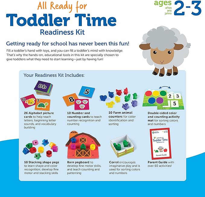 Learning Resources All Ready for Toddler Time Activity Set