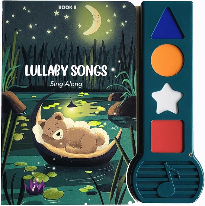 Interactive Sound Book for Toddlers with Nursery Rhyme Songs, Musical Toy, Hush Little Baby, You are My Sunshine, Check Out The Video to Hear The Singer's Voice