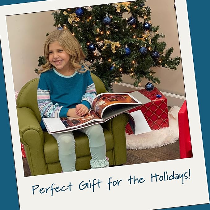 Children's Factory As We Grow Toddler Chair, Flexible Seating for Daycare or Preschool, Kids Reading Couch, Playroom Furniture, Sage