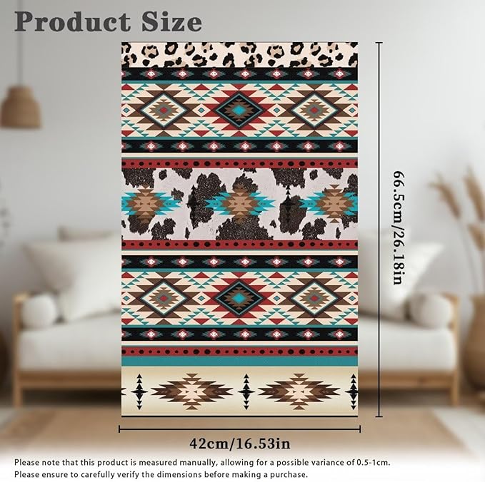 Aztec Design Recliner Headrest Cover Easy to Install Headrest Slipcovers Covers Pet Scratch Resistant Couch Headrest Covers for Sofa 2 Pack