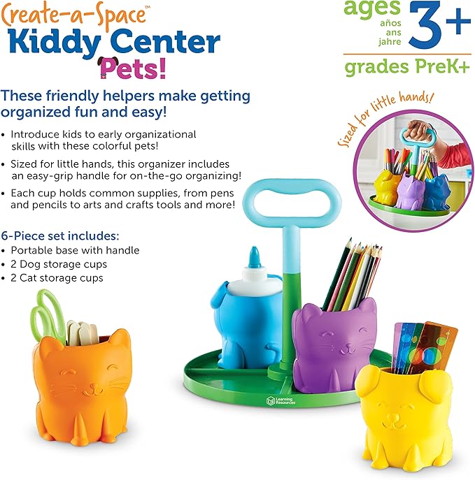 Learning Resources Create-a-Space Kiddy Center Pets