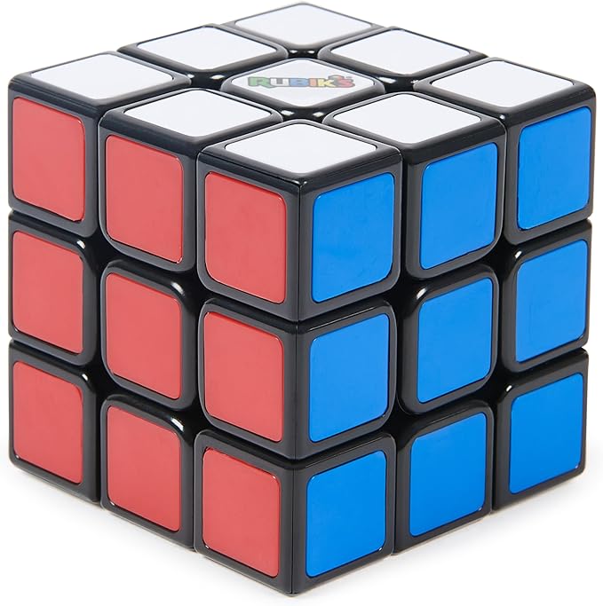 Rubik’s Cube Coach Cube, Learn to Solve 3x3 Cube with Stickers, Guide, & Videos, Stress Relief Fidget Toy, Adult Toy Fidget Cube for Ages 8+