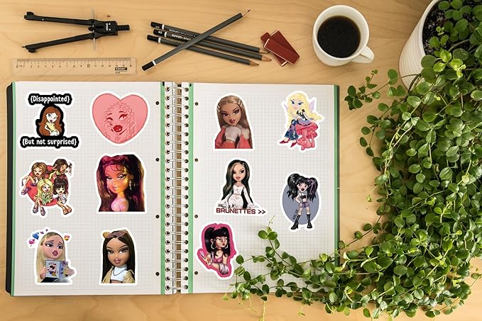 86Pcs Cartoon Delicacy Party Supplies Cartoon Party Favors Include 12Pcs Bracelets-12Pcs Button Pins-12Pcs Keychains-50Pcs Stickers for Birthday Party Decorations