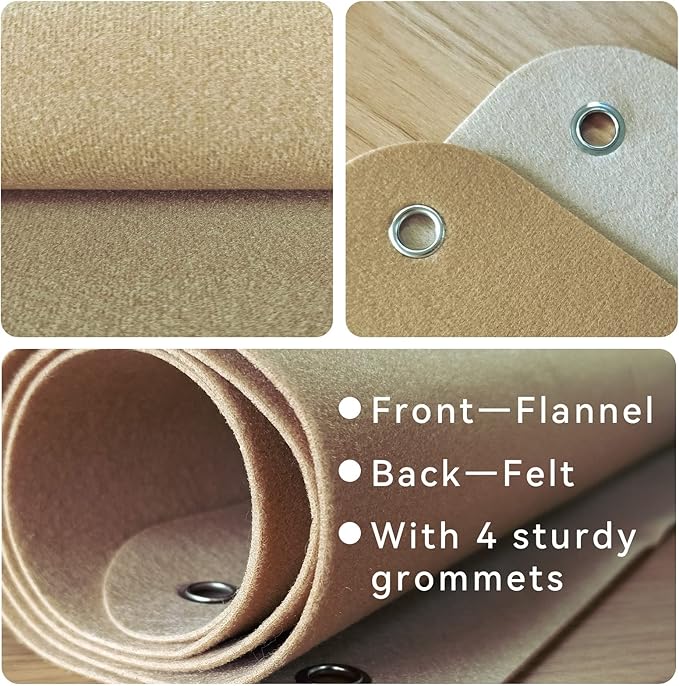 Craftstory 3.5 Feet Flannel-Board for Toddlers Preschool as Kids Felt Stories Activities Play Kits Wall-Hanging Birthday Gifts (Camel)