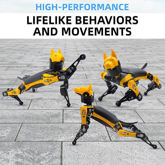Robot Dog Bittle Robotics Kit (Construction) | Smart Robot Kit, Programmable Open Source, STEM & Robotics Education, App Control Intelligent Robot for Programmer, Developers, Geeks, & Students