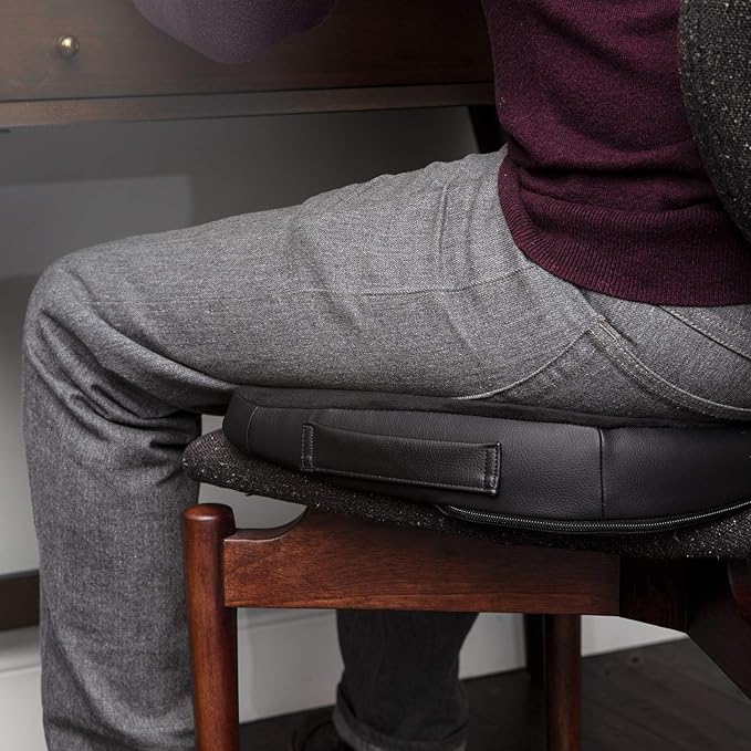 Premium Large Donut Pillow for Tailbone Pain Relief, Hemorrhoid Pillow for Sitting, Coccyx Support, Postpartum Recovery, Pressure Sores, Post Surgery and Sciatica, Donut Seat Cushion Butt Pillows