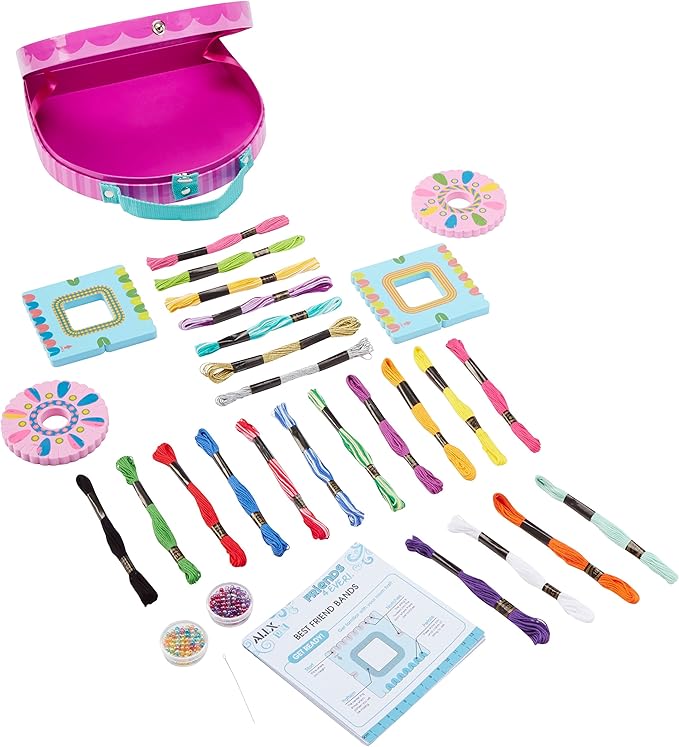 Alex DIY Friends Forever Bracelet Kit Kids Art and Craft Activity