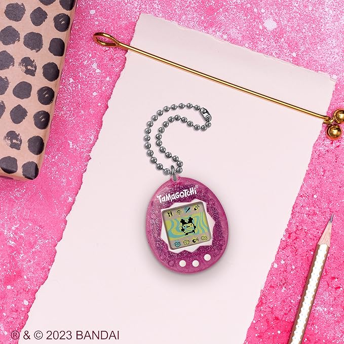 Tamagotchi Original - Pink Glitter (Updated Logo)