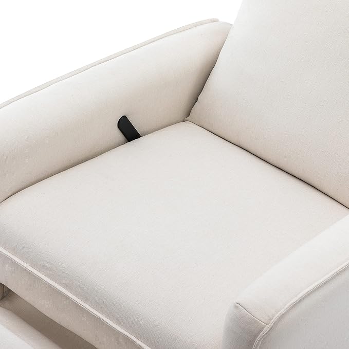 DaVinci Penny Recliner and Swivel Glider in Performance Cream Eco-Weave, Water Repellent & Stain Resistant, CertiPUR-US Certified