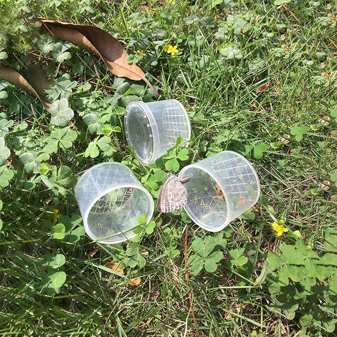 Coopay 120 Pieces Bug Viewer Critter Insect Cage Magnifying Insect Box Bug Magnifier Container Bug Catcher Cage, Science Nature Exploration Tools