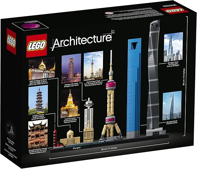 LEGO Architecture Shanghai 21039 Building Kit (597 Pieces)
