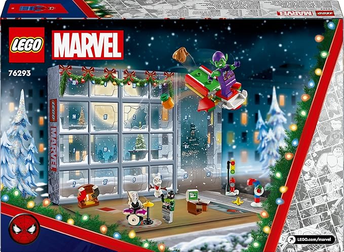 LEGO Marvel Spider-Man 2024 Advent Calendar for Kids - Small Buildable Superhero Models - Funny Christmas Gift for Boys and Girls Age 7+ 76293