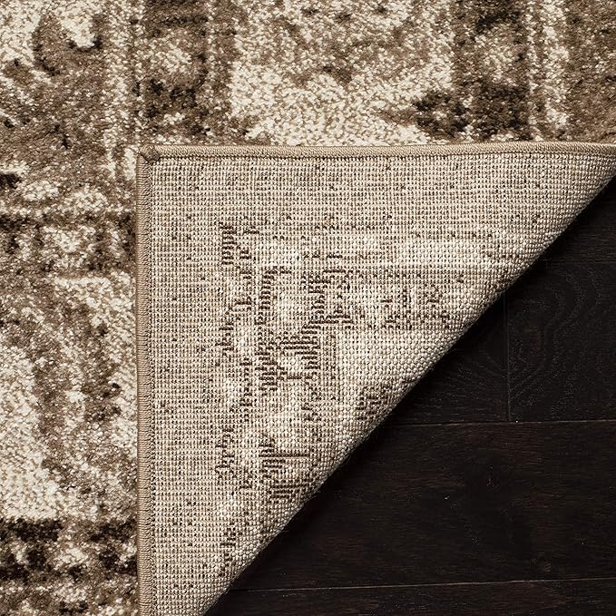 SAFAVIEH Vintage Hamadan Collection Runner Rug - 2'3" x 14', Taupe, Oriental Traditional Persian Design, Non-Shedding & Easy Care, Ideal for High Traffic Areas in Living Room, Bedroom (VTH214T)