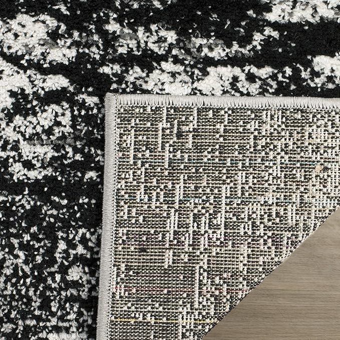SAFAVIEH Adirondack Collection Runner Rug - 2'6" x 8', Silver & Multi, Modern Abstract Design, Non-Shedding & Easy Care, Ideal for High Traffic Areas in Living Room, Bedroom (ADR112G)