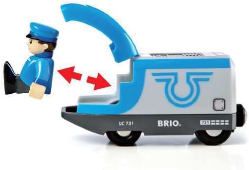 BRIO World - 33506 Travel Battery Train | 3-Piece, Battery-Operated Toy Train Set | Ideal for Kids Ages 3 and Up | Compatible with All BRIO Train Sets