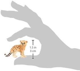 Schleich Wild Life, Animal Figurine, Animal Toys for Boys and Girls 3-8 years old, Cheetah Cub, Ages 3+