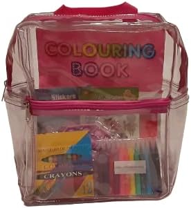 Gracewaters Kids Backpack with 6 Activity Accessories Included (Pink)