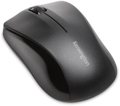 Kensington Silent Mouse-for-Life Wireless USB Mouse - Black (K72392US),1.5" x 2.4" x 4.3"
